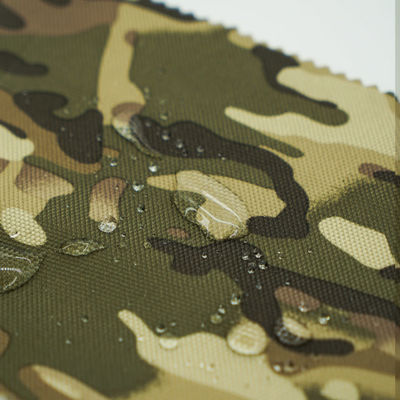 900D Camouflage Printed Oxford Fabric 100% Nylon PU Coated Composited