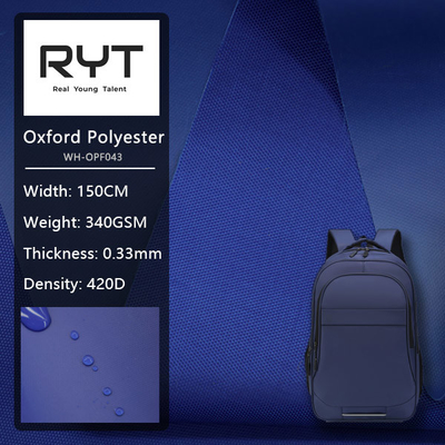 420D 100% Polyester Customizable Fabric For Backpack Luggage And Other Item
