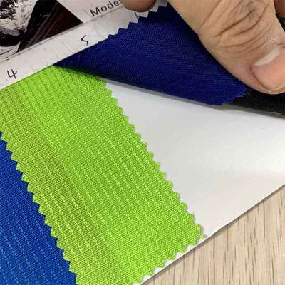 300D rPET Chain Grid Oxford Fabric | Recycled Polyester | Wholesale B2B Supplier
