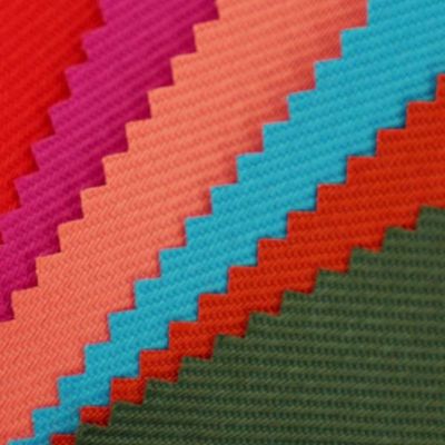 600D Twill PU RPET Recycled Polyester Low Carbon Materials For Luggage