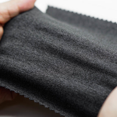 Recycled 86% Polyester Spandex Fabric Double Sided Sanding With High Elasticity