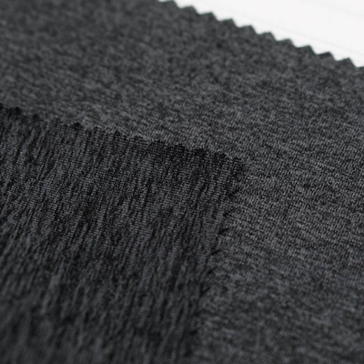 Recycled 86% Polyester Spandex Fabric Double Sided Sanding With High Elasticity